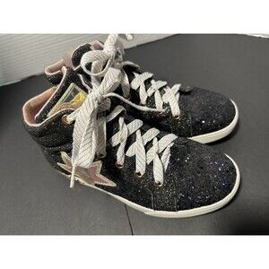 Skechers Shoutouts 2.0 - Starry Glam High-Top Sneakers Youth Size  4